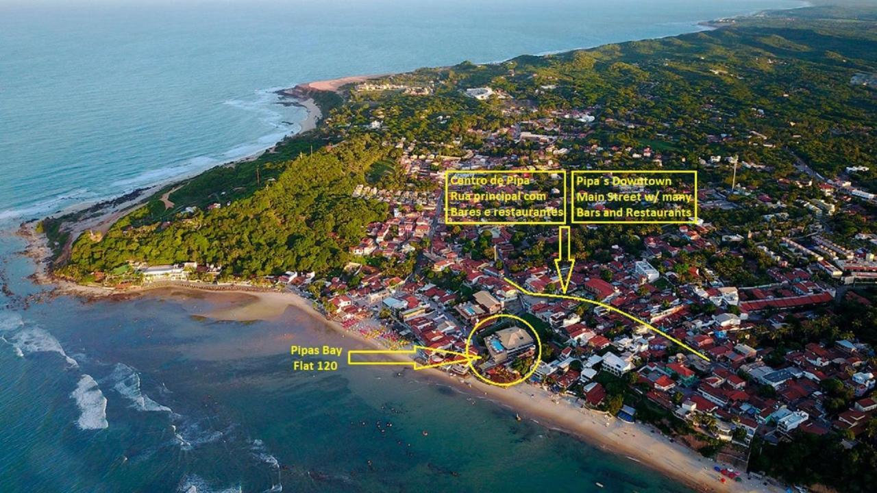 Pipa'S Bay Flats Lägenhet Tibaú do Sul Exteriör bild